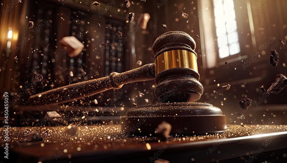 Civil litigation courtroom