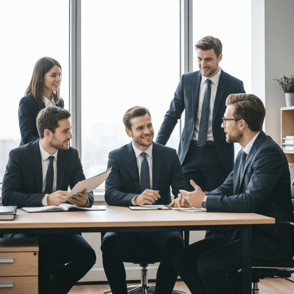 Professional law firm team